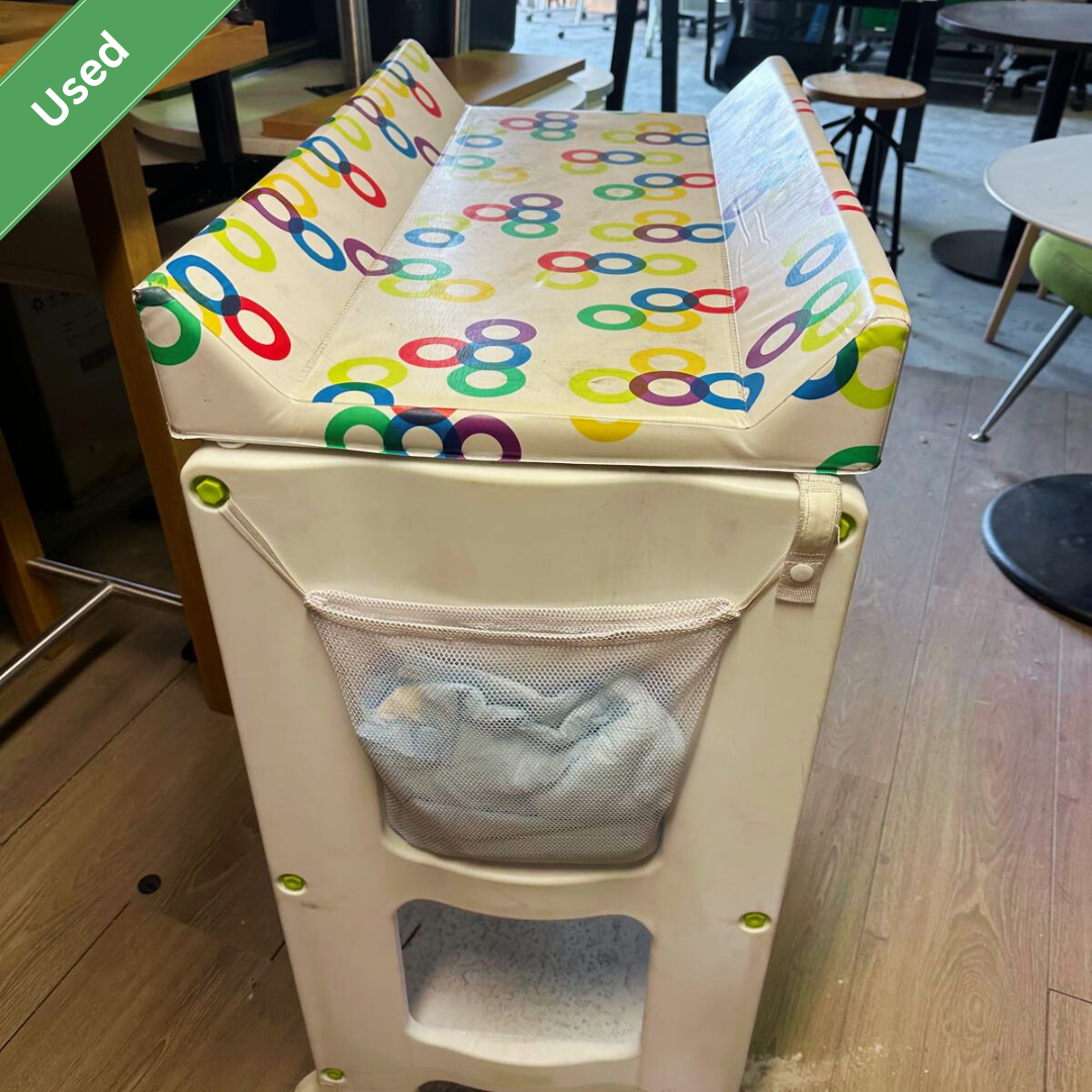 Baby Diaper Changing Station on Wheels (Used) - Image 2