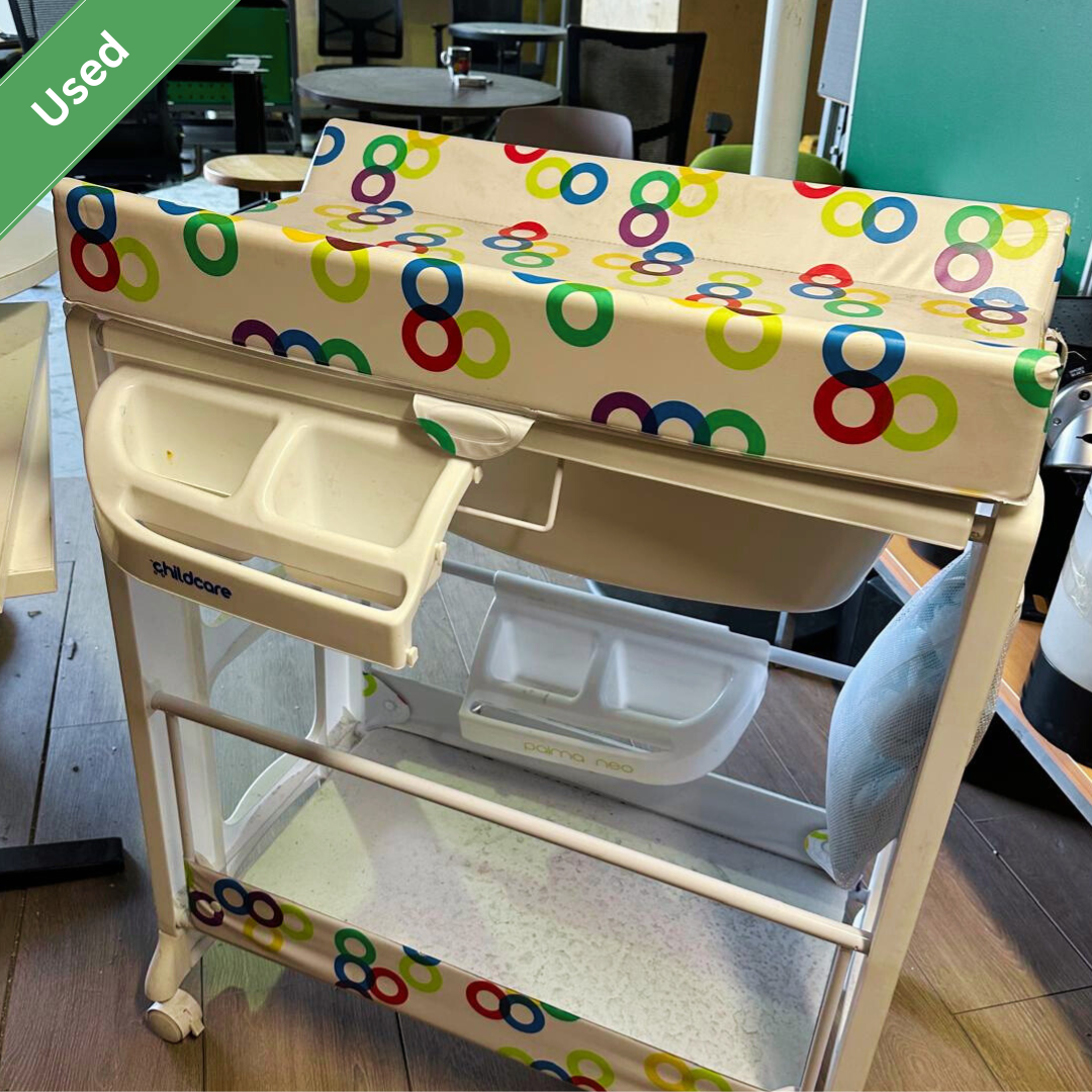 Baby Diaper Changing Station on Wheels (Used) - Image 3
