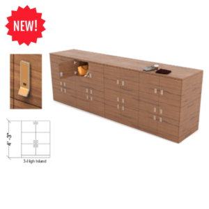 3-High Island Spine Storage