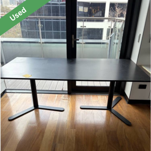 Used black 6-seater office table 2000mm in Sydney