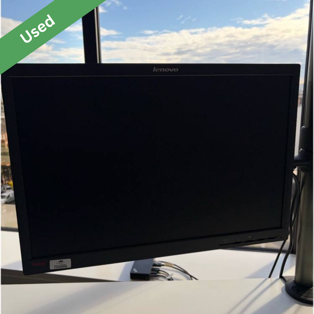 Used Lenovo ThinkVision 27-inch office monitor