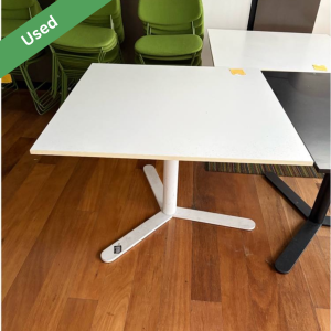 Used white 4-seater office table for sale in Sydney