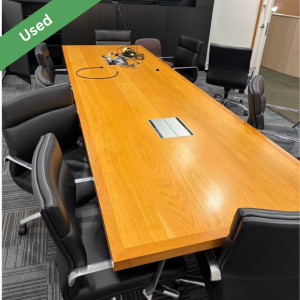 Used Wooden Rectangle Conference Table